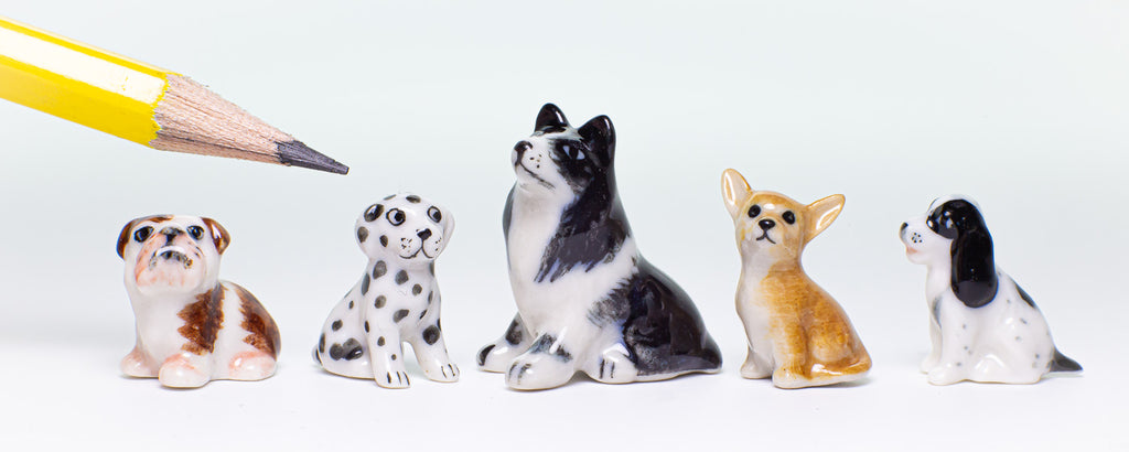Porcelain Miniatures - Dogs + Cats